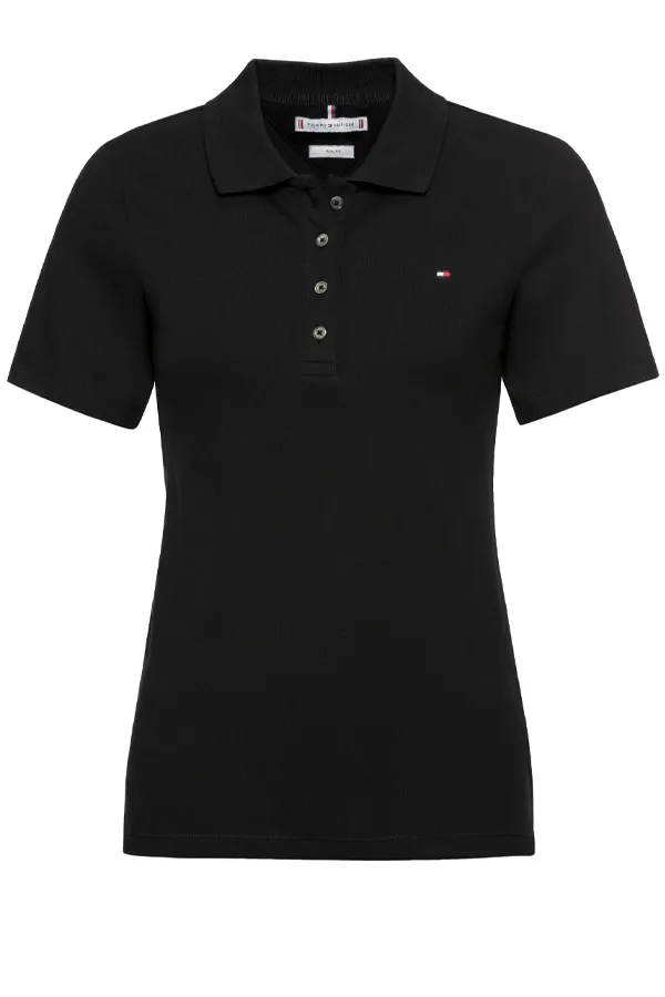 Tommy Hilfiger Women Polo Classic 1985 Black