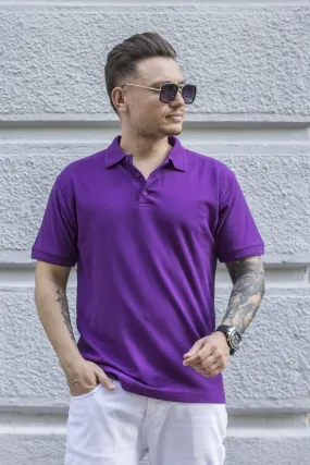 Tricou Polo Violet