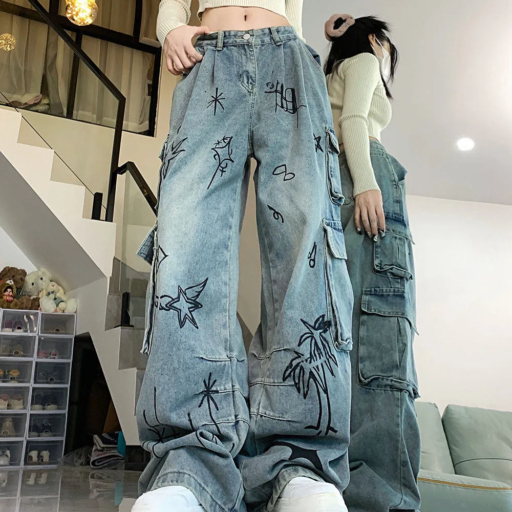 Urban Art Cargo Jeans