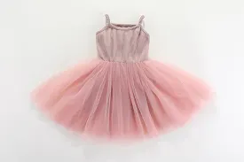 Valentina Tutu Dress - DUSTY PINK : 0-6M, 6-12M, 1-2Y, 2-3Y, 3-4Y, 4-5Y, 5-6Y, 6-8Y