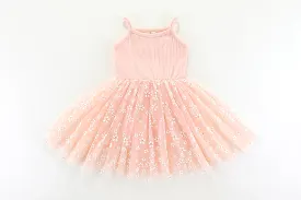 Valentina Tutu Dress - PINK LIGHT FLOWERS: 0-6M, 6-12M, 1-2Y, 2-3Y, 3-4Y, 4-5Y, 5-6Y, 6-8Y