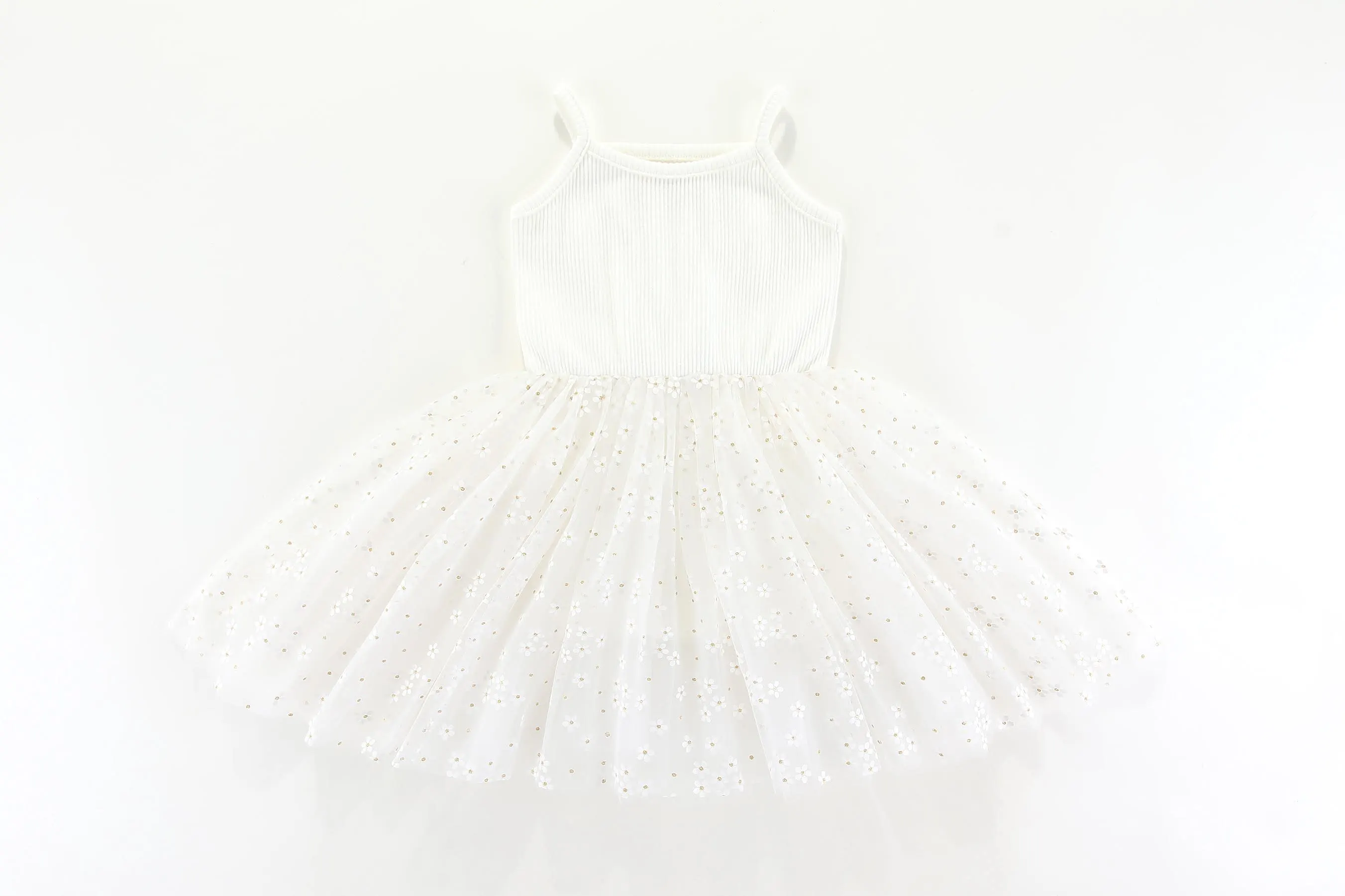 Valentina Tutu Dress - WHITE FLOWERS: 0-6M, 6-12M, 1-2Y, 2-3Y, 3-4Y, 4-5Y, 5-6Y, 6-8Y