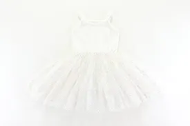 Valentina Tutu Dress - WHITE FLOWERS: 0-6M, 6-12M, 1-2Y, 2-3Y, 3-4Y, 4-5Y, 5-6Y, 6-8Y