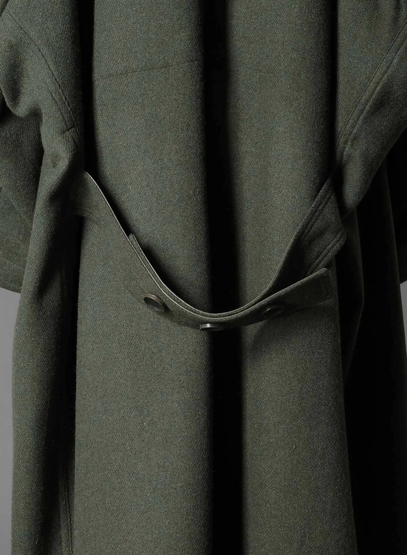 VARIOUS MATERIAL COMBINATION REVERSIBLE TRENCH COAT