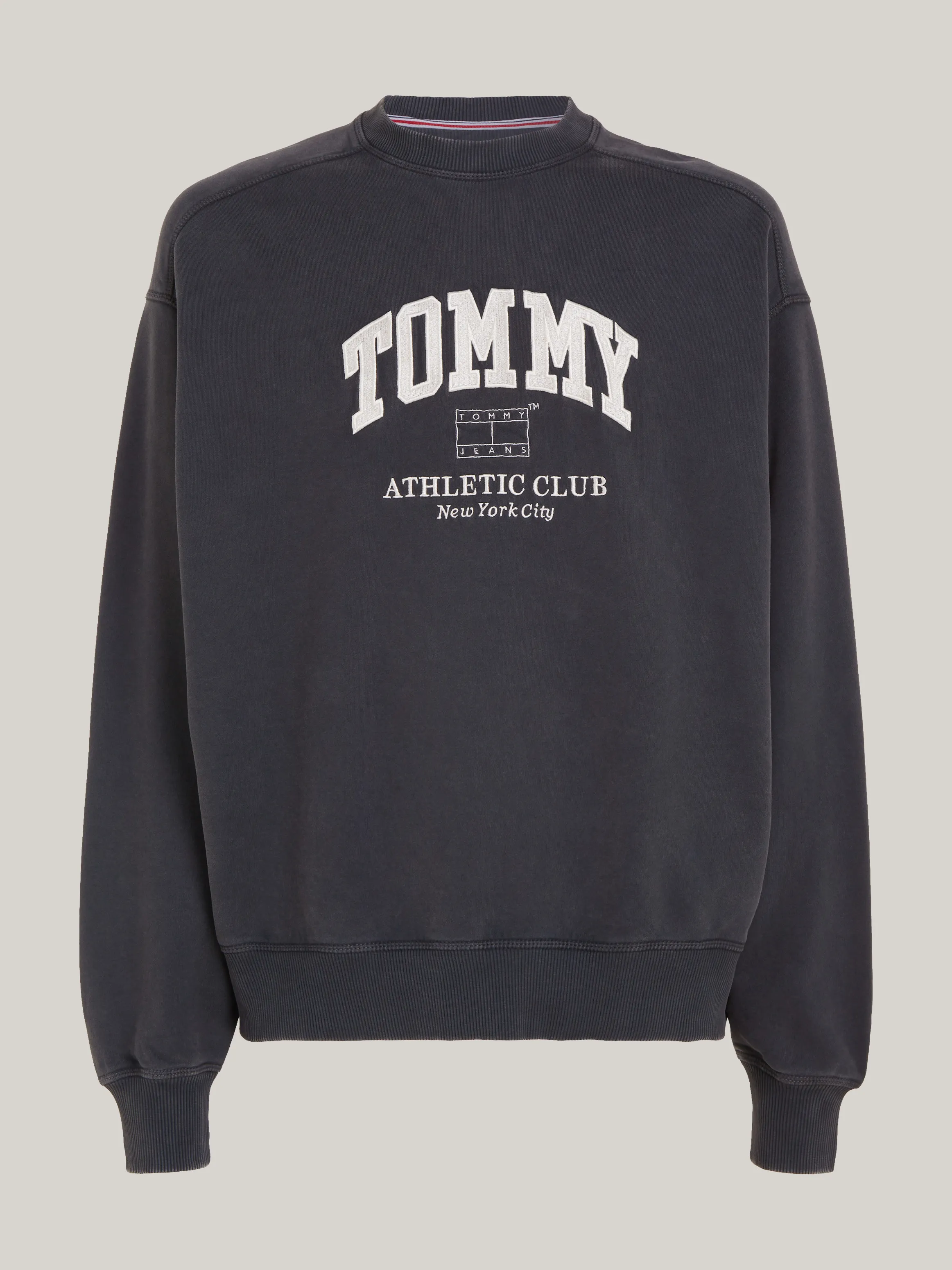 Varsity Garment Dyed Boxy Sweatshirt | Sweatshirts & Hoodies | Tommy Jeans