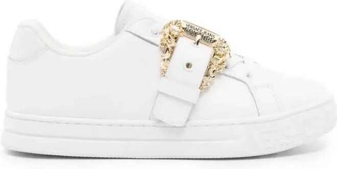 Versace Jeans Couture Court 88 leather sneakers White