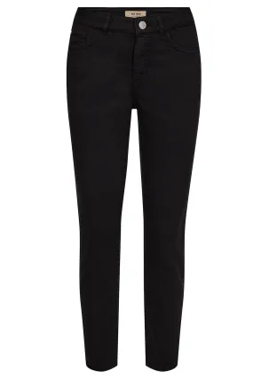 Vice Colour Capri Pant | Black | Bukser fra Mos mosh