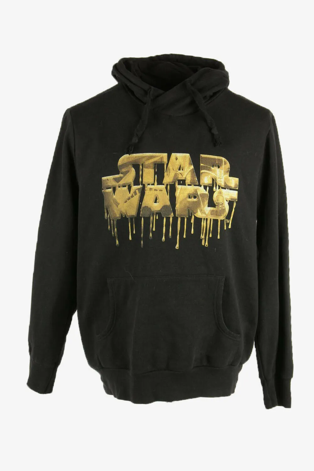 Vintage Star Wars Print Hoodies 90s Black XXL - Pepper Tree London