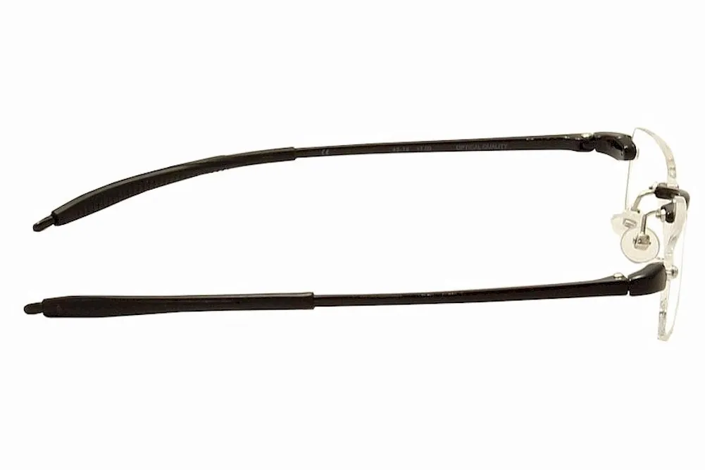 VisuaLites Vis1 Reading Glasses Men's Black Rimless +2.50