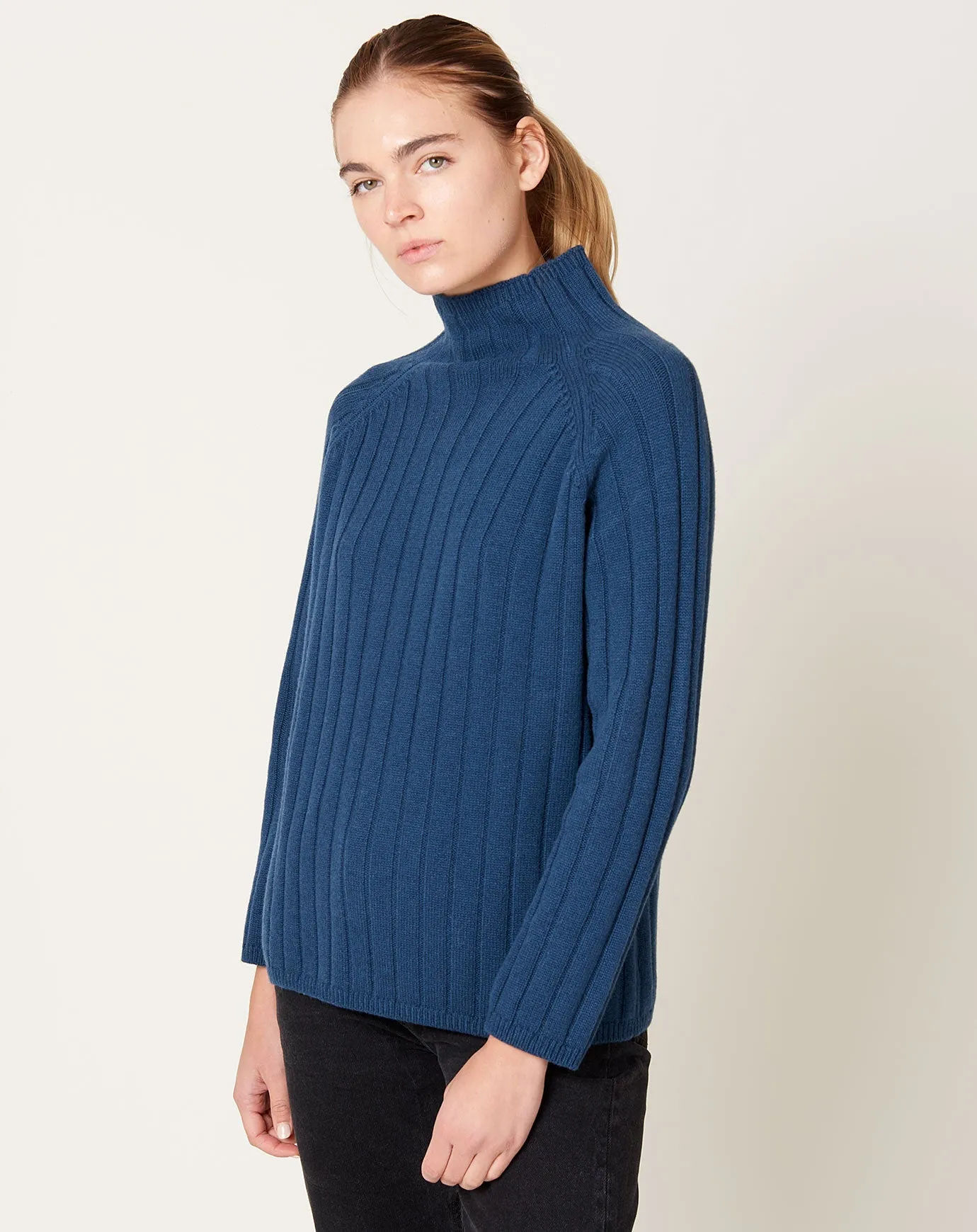 Waynona Sweater in Indigo