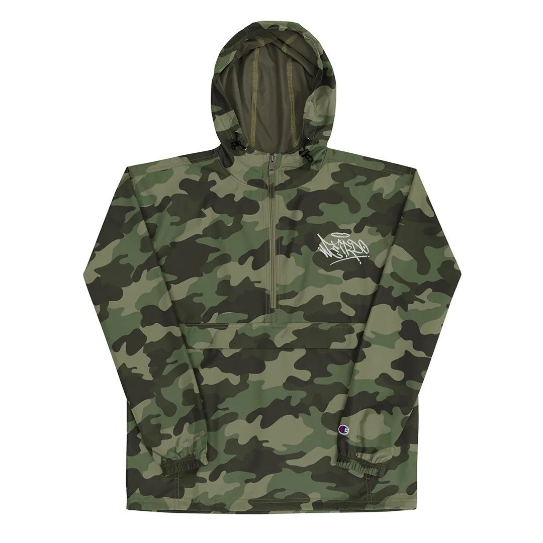 Weirdo Graffiti Tag Windbraker Jacket | Camo