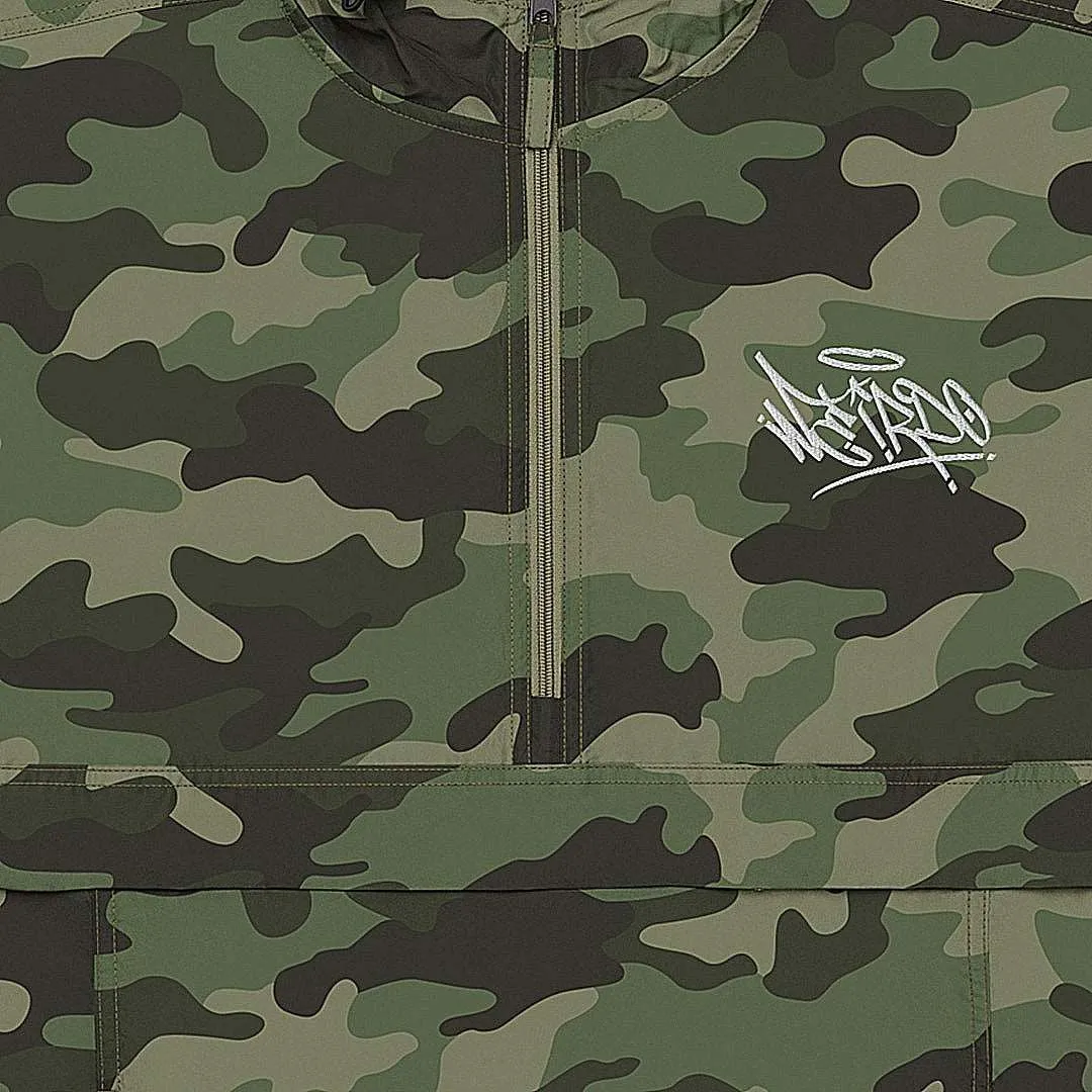 Weirdo Graffiti Tag Windbraker Jacket | Camo