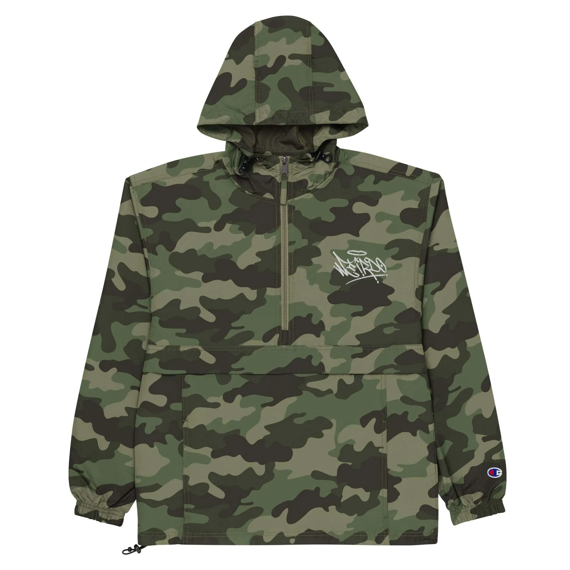 Weirdo Graffiti Tag Windbraker Jacket | Camo