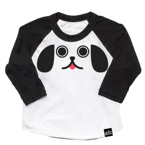 Whistle & Flute Kawaii Puppy Dog Eyes Baseball T-Shirt