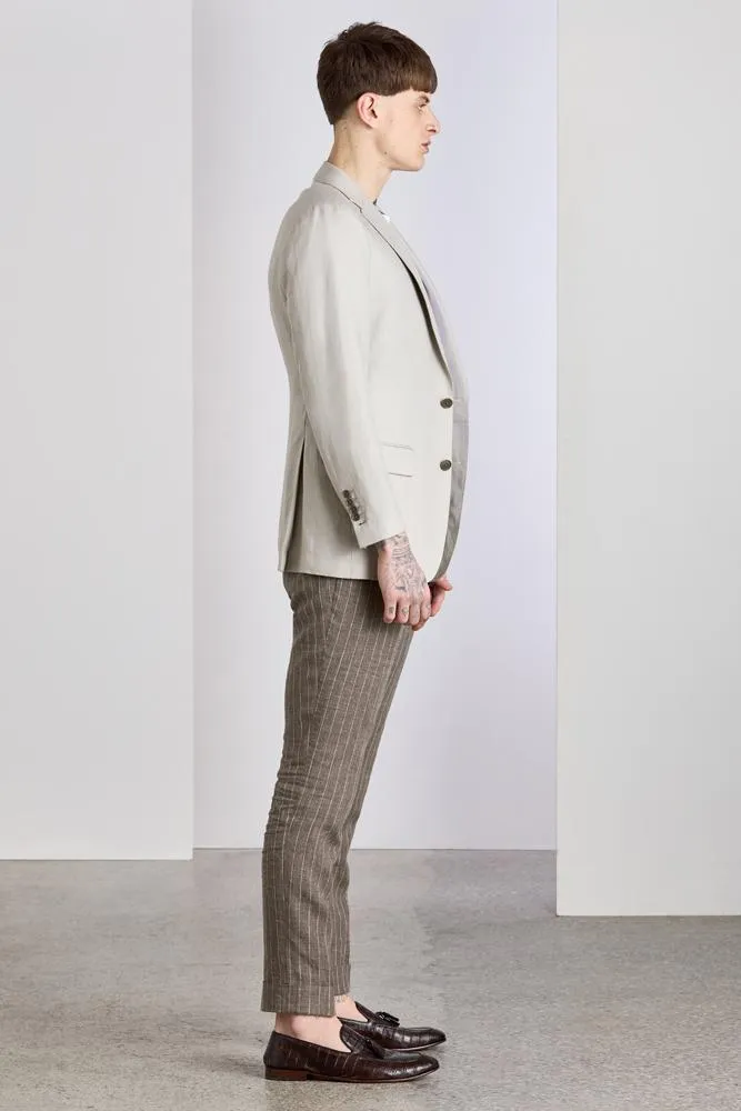 Wilhelm Sports Jacket - Natural Pure Linen