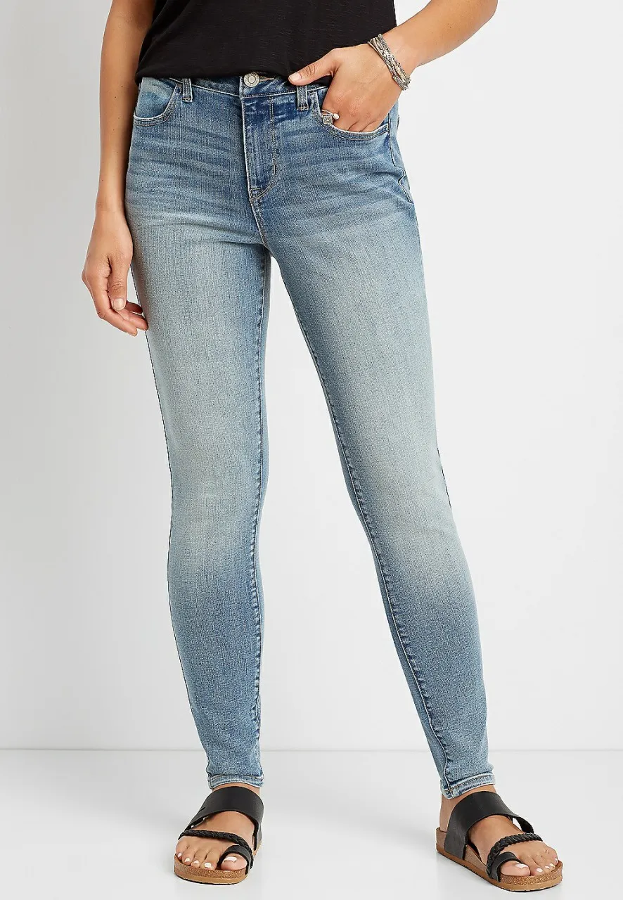 Women Maurices Jeans | Denimflex Medium Curvy High Rise Jegging