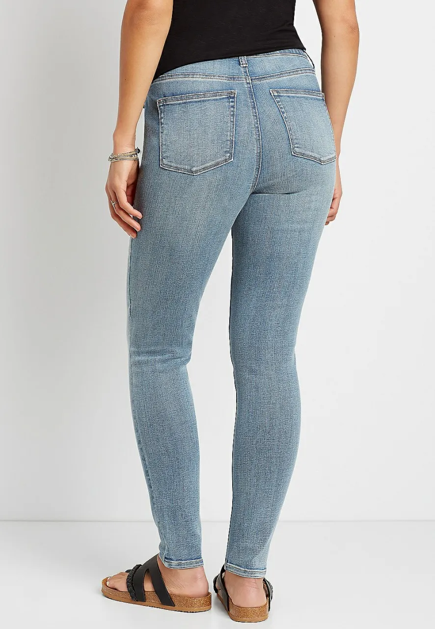 Women Maurices Jeans | Denimflex Medium Curvy High Rise Jegging