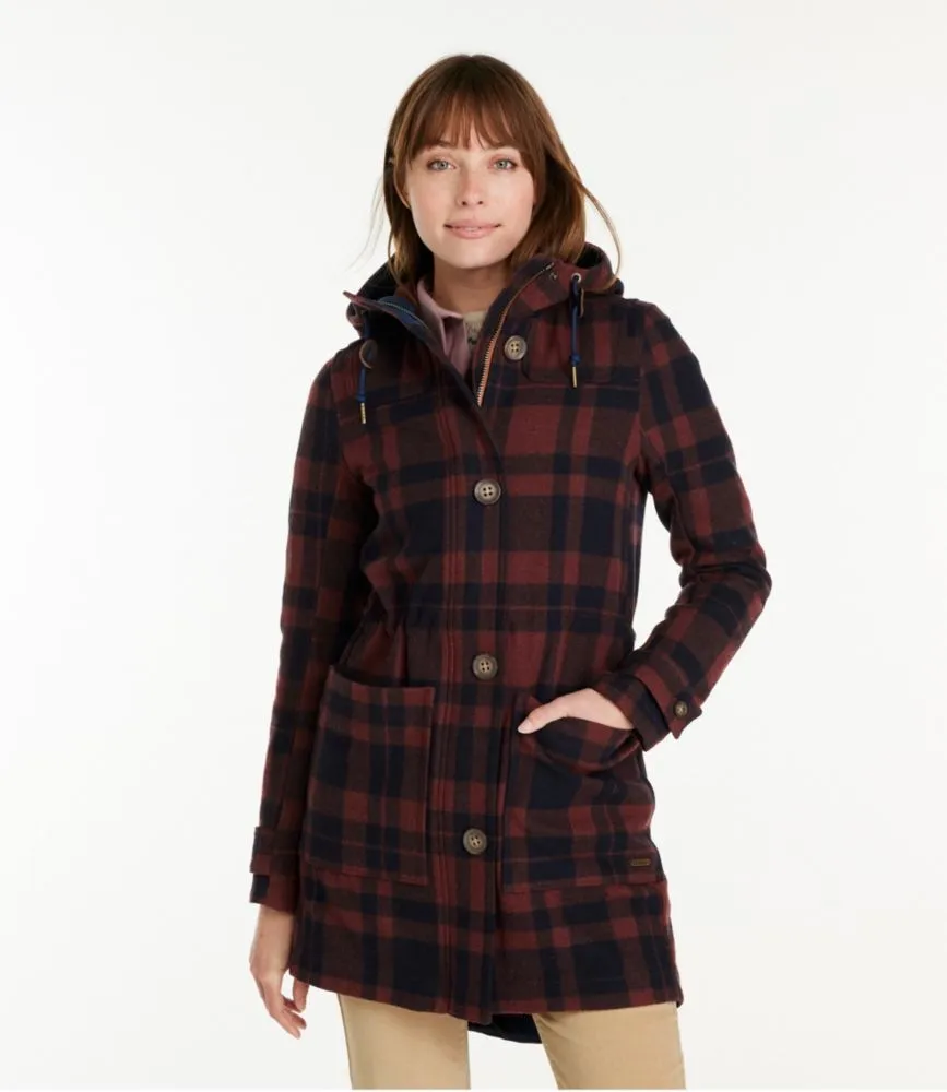 Women's Bean's West End Wool Coat, Pattern