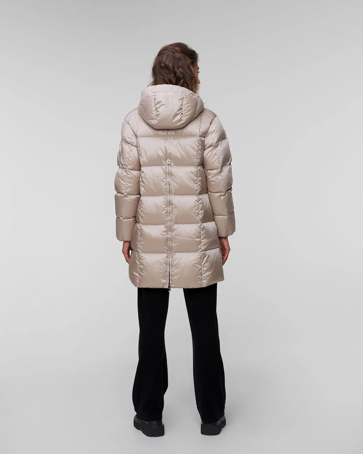 Women’s beige down jacket BOGNER Fanja-D1 36287535-804