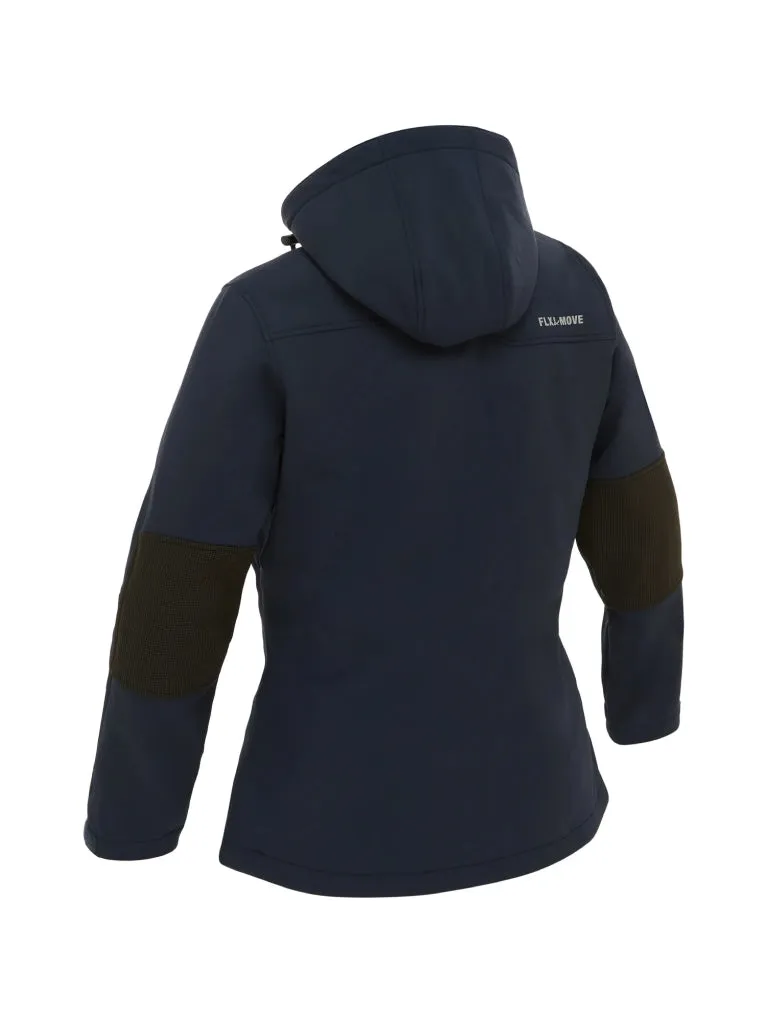 WOMEN’S FLX & MOVE HOODED SOFT SHELL JACKET