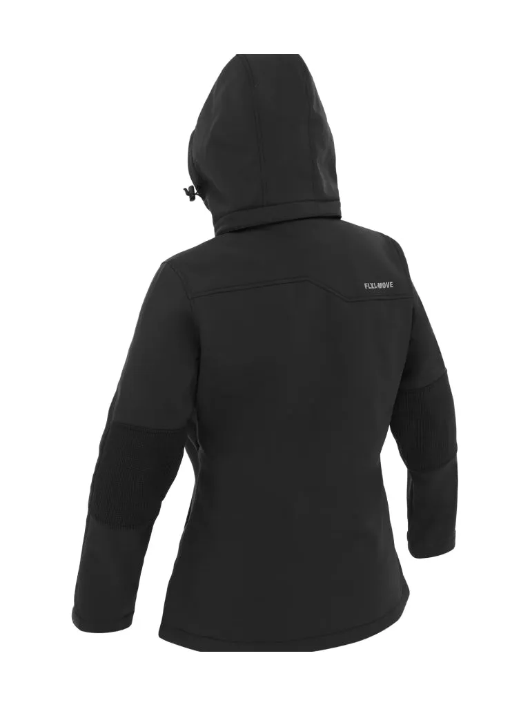 WOMEN’S FLX & MOVE HOODED SOFT SHELL JACKET