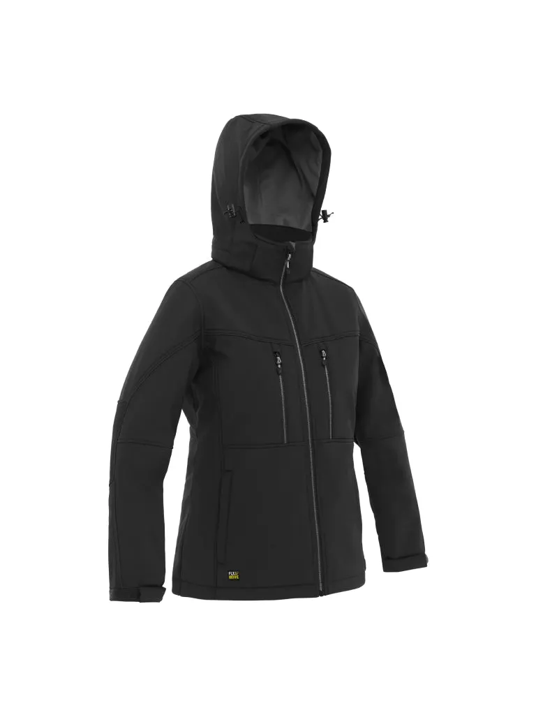 WOMEN’S FLX & MOVE HOODED SOFT SHELL JACKET