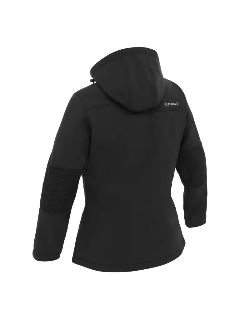 WOMEN’S FLX & MOVE HOODED SOFT SHELL JACKET