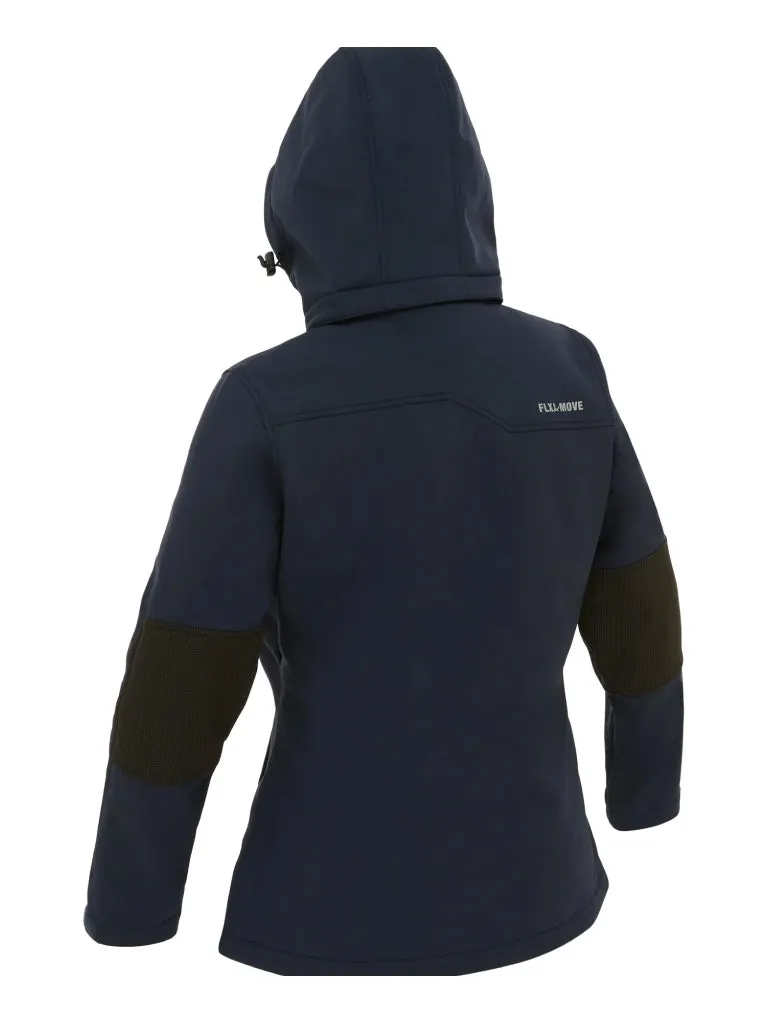 WOMEN’S FLX & MOVE HOODED SOFT SHELL JACKET