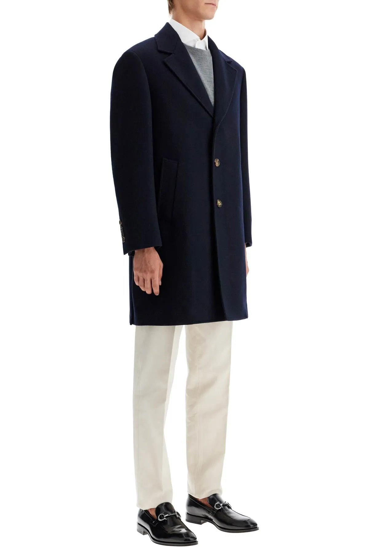 Wool Beaver Coat In Eight