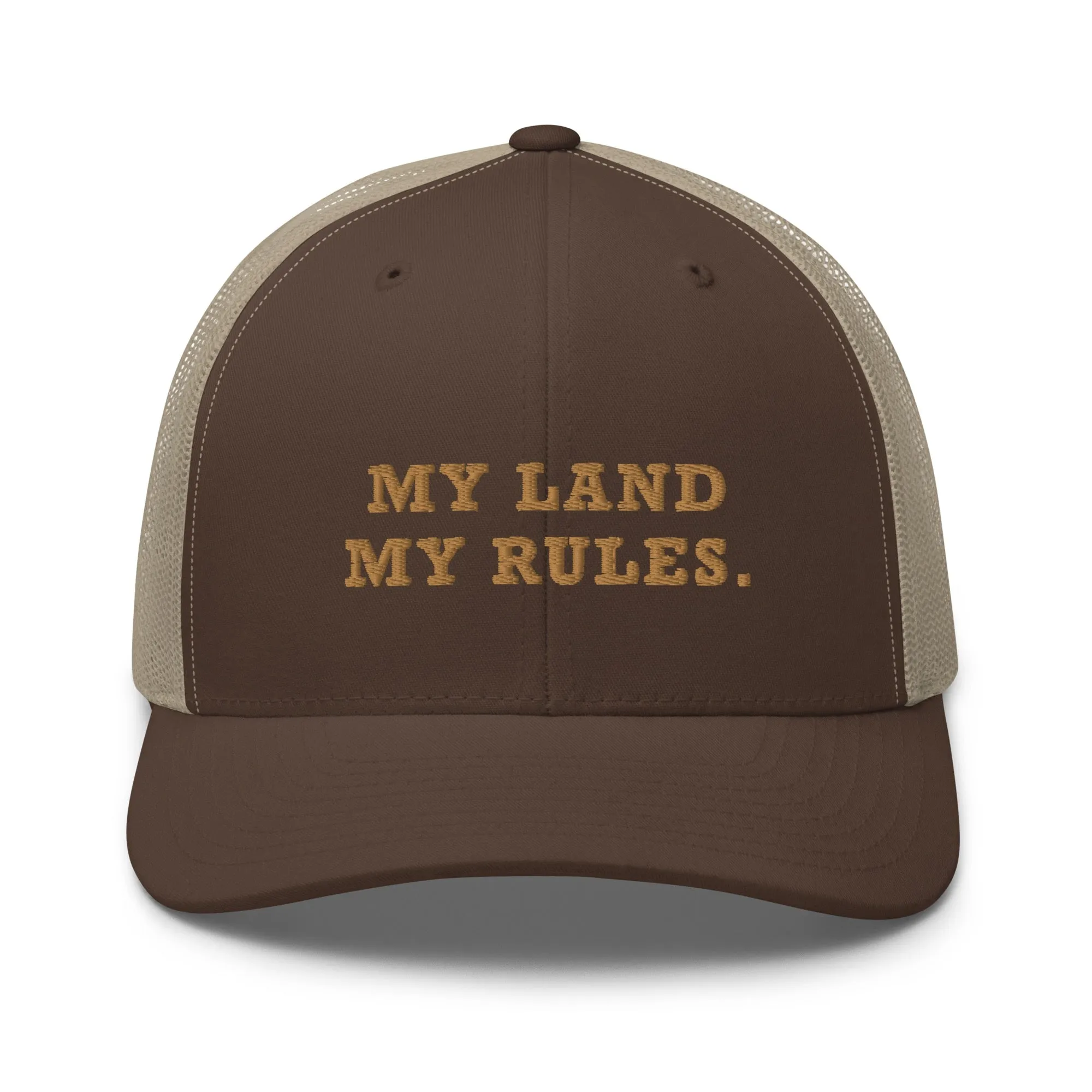 Yellowstone My Land My Rules Retro Trucker Hat